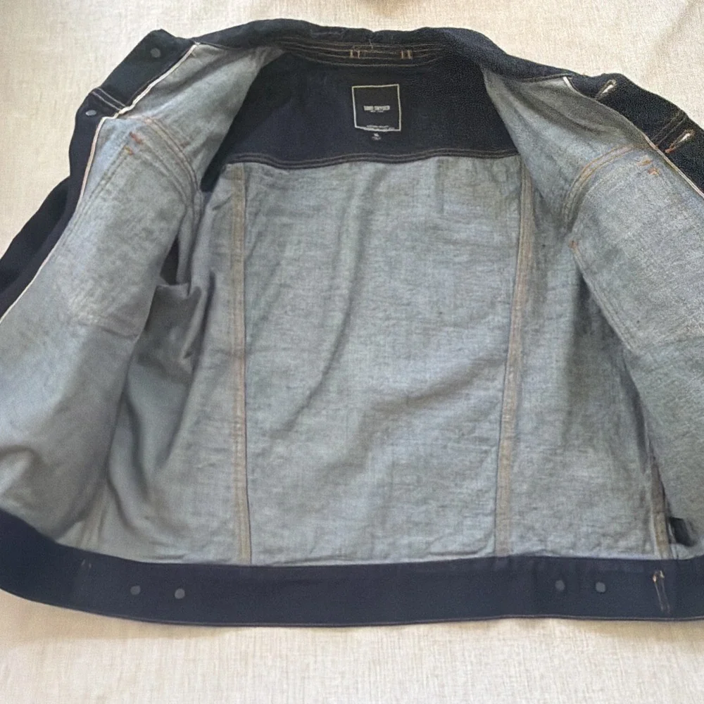 Todd Snyder White Oak Cone Mills Selvage Denim Jacket Men's XL Dark Indigo USA